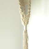 macrame rope flower holder