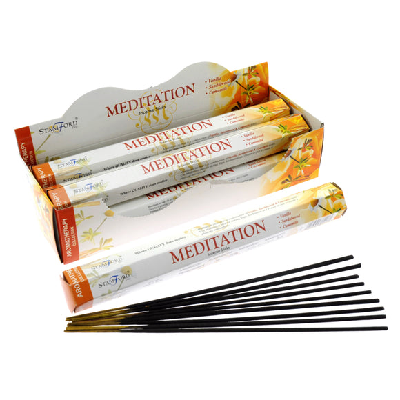 Meditation Incense Sticks (Camomile, Vanilla & Sandalwood)
