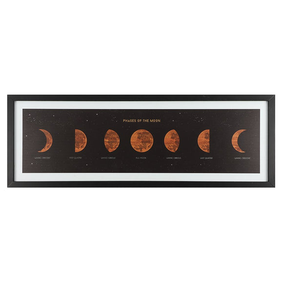 Moon Phases Framed Print