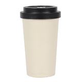 bamboo reusable coffee cup with lid