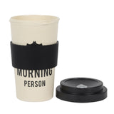 gothic eco friendly travel mug with lid