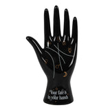 fortune teller palmistry hand ornament, star signs