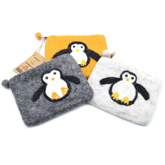 Penguin Felt Purse