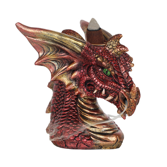 Red Dragon Backflow Incense Cone Holder