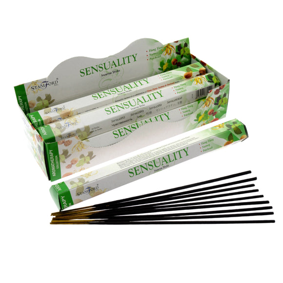 Sensuality Incense Sticks (Ylang Ylang, Patchouli & Nutmeg)