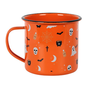 Spooky Enamel Mug