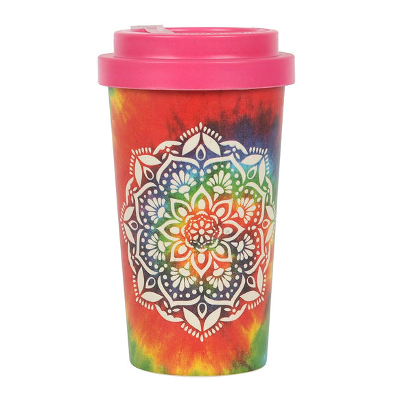 Tie Dye Mandala Eco Travel Mug
