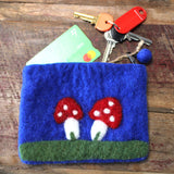 Toadstool Felt Purse