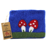 Toadstool Felt Purse