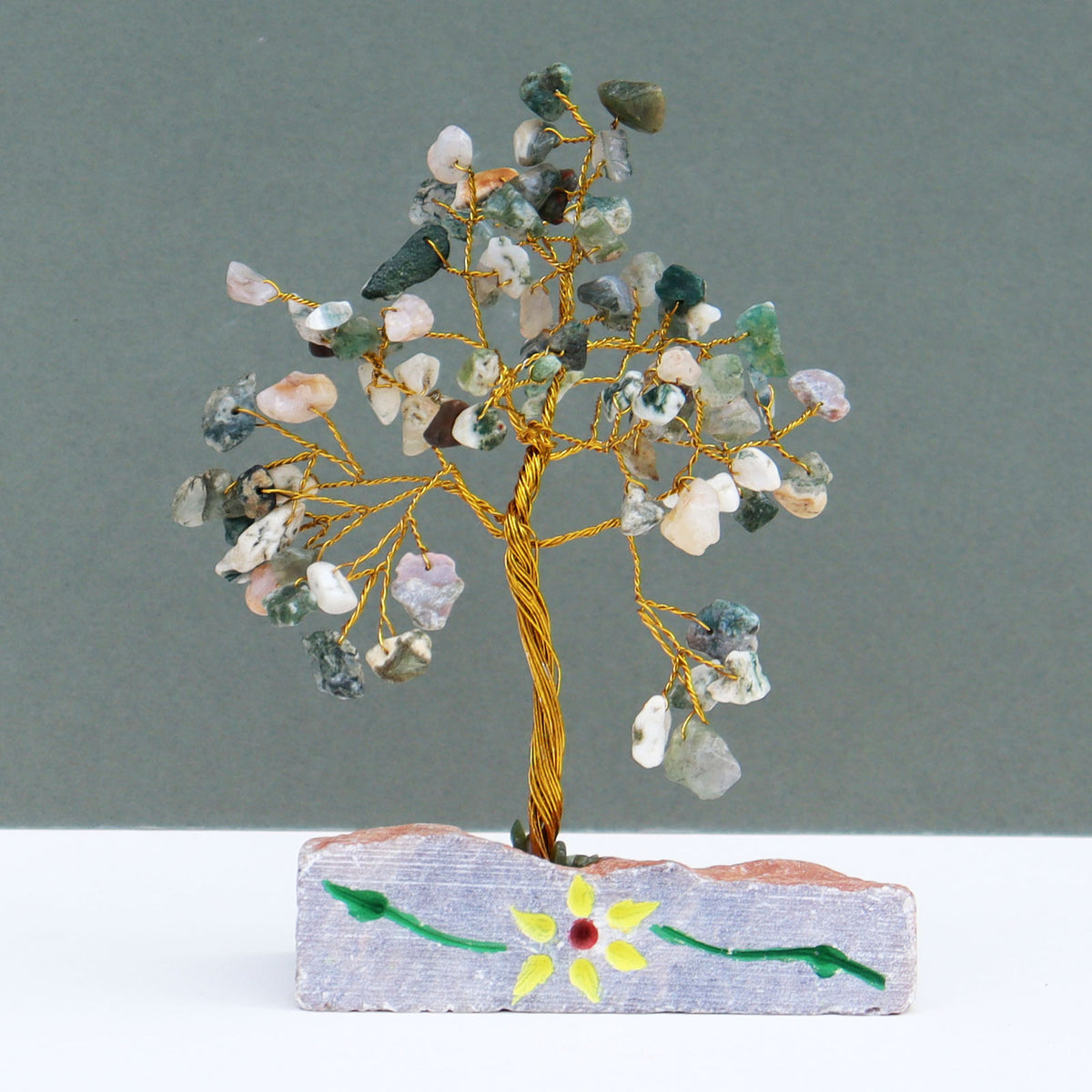 Tree Agate Crystal Tree