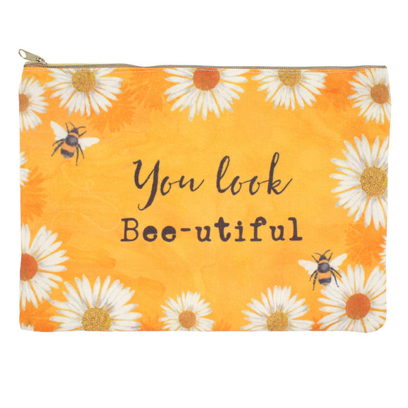 You Look Bee-utiful Makeup Bag
